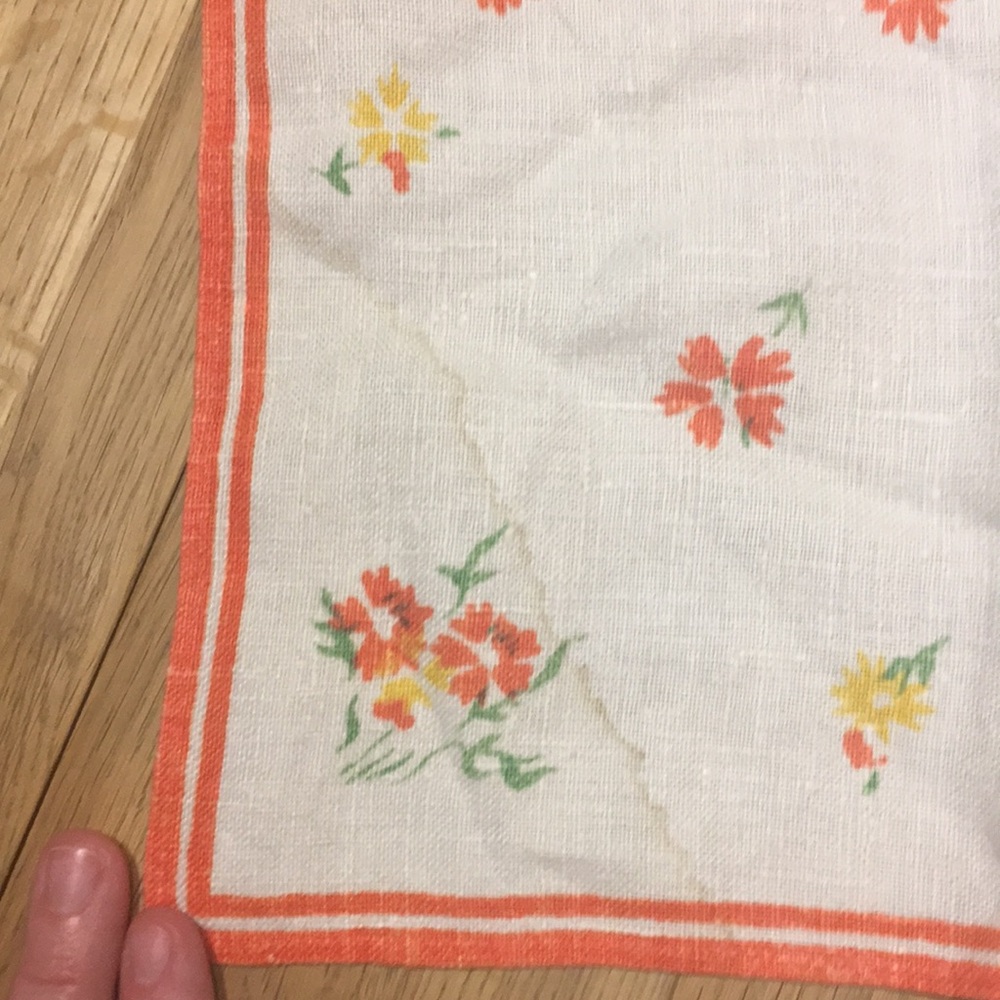 Vintage doily handkerchief gramma delicate femme - Picture 6 of 8